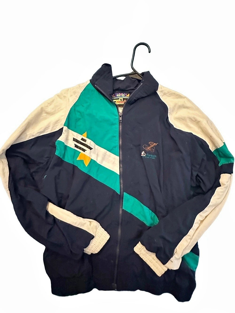 Men's Color Block Windbreaker Jacket